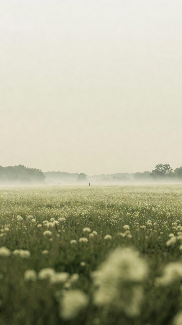 Morning in the White Field